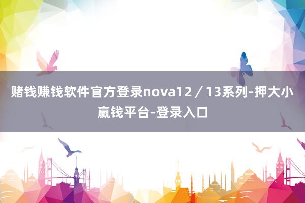 赌钱赚钱软件官方登录nova12／13系列-押大小赢钱平台-登录入口