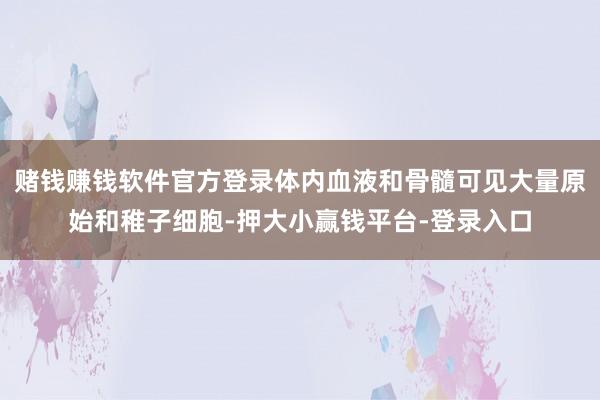 赌钱赚钱软件官方登录体内血液和骨髓可见大量原始和稚子细胞-押大小赢钱平台-登录入口